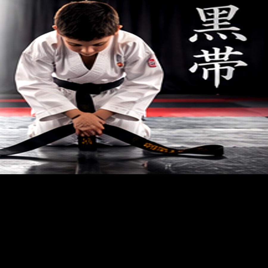 Black belt detail
